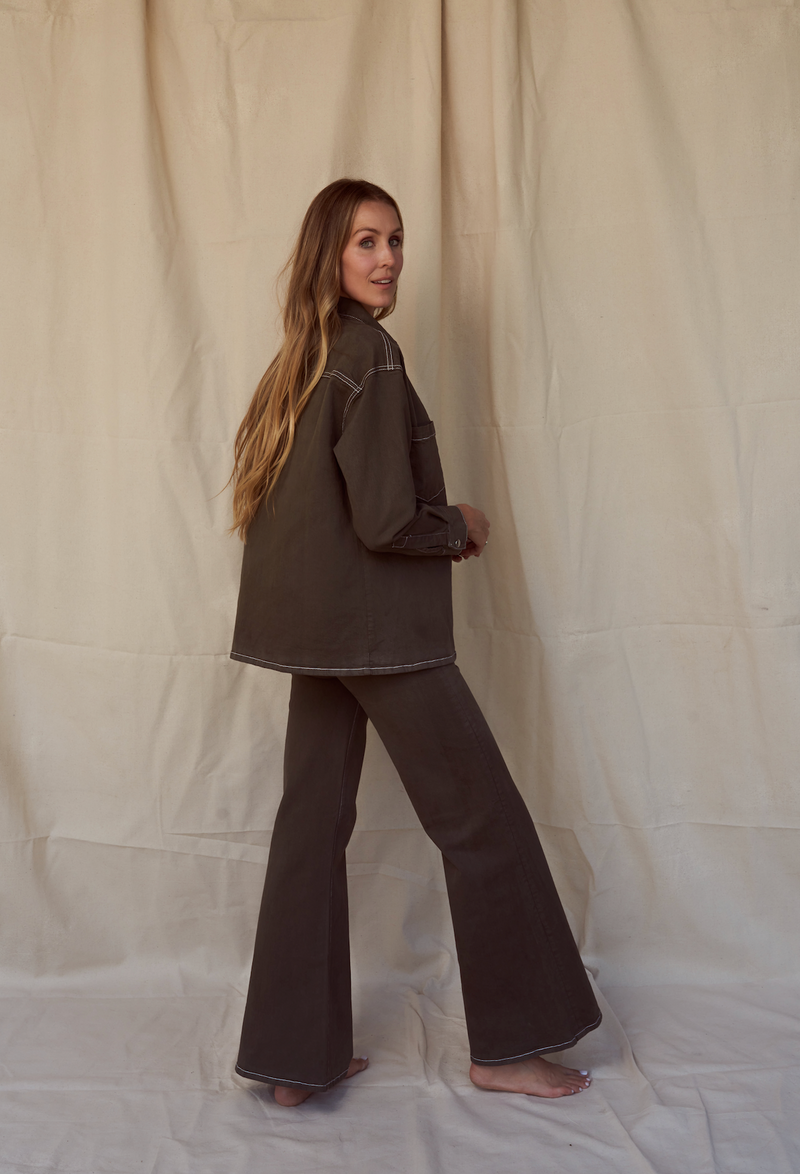 Penelope Shirt Jacket Olive